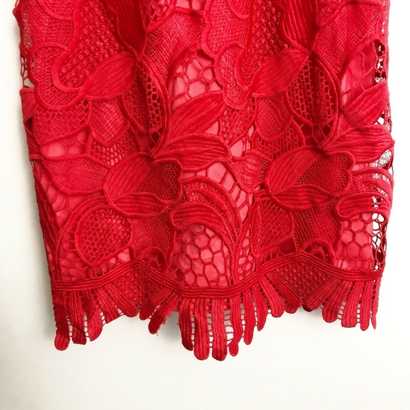 Lovers + Friends Caspian Mini Dress Small Coral - Picture 3 of 8